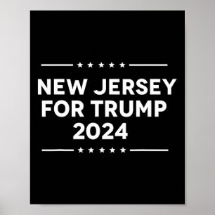 Affiche Jersey Pour Trump 2024