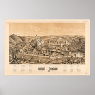 Affiche Jérusalem antique, A.D. 65