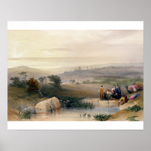 Affiche Jérusalem, avril 1839, plaque 22 du volume I de ' (Devant)