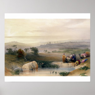 Affiche Jérusalem, avril 1839, plaquent 22 du volume I de