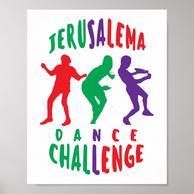 AFFICHE JERUSALEMA DANCE DÉFI (Devant)