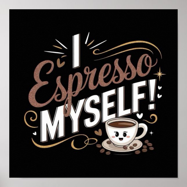 Affiche J'espresso Moi-Même ! (Devant)
