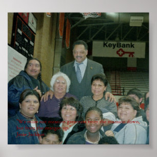 Affiche Jesse Jackson With Native Americans
