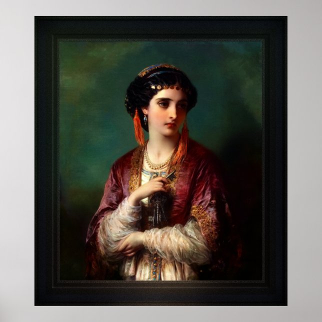 Affiche Jessica par Thomas-Francis Dicksee Classic Art (Devant)