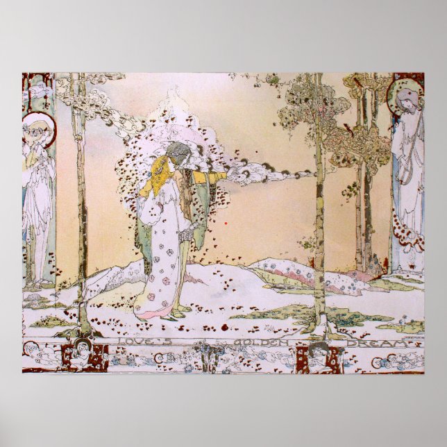 Affiche Jessie M. King - Aime le rêve doré (Devant)