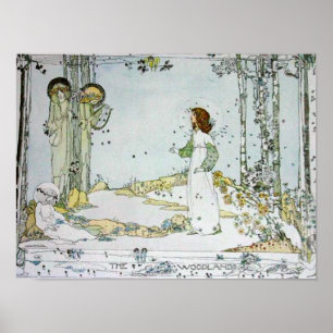 Affiche Jessie M. King - L'affiche Woodland
