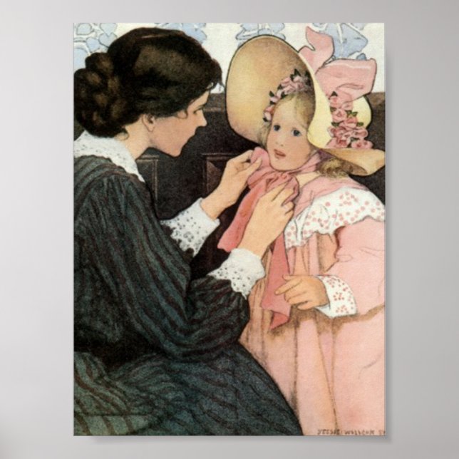Affiche Jessie Willcox Smith Fête de la mère de l'enfant (Devant)