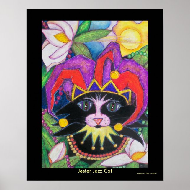 Affiche Jester Jazz Cat (Devant)