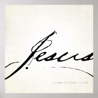 Affiche Jésus
