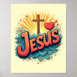 Affiche Jésus