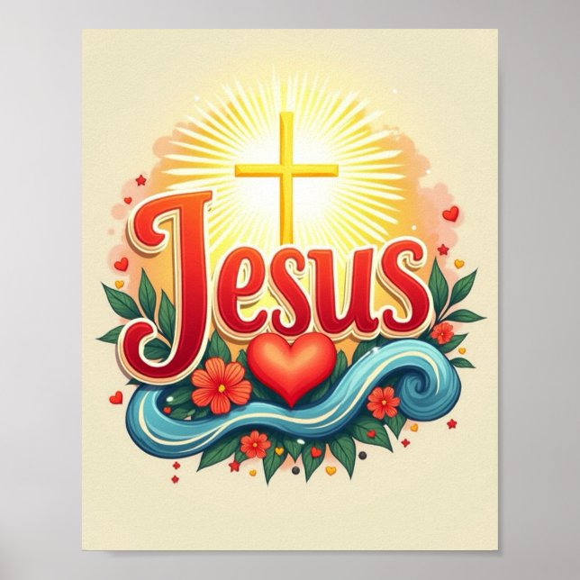 Affiche Jésus (Devant)