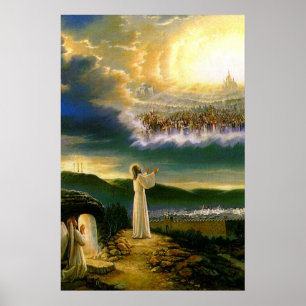 Affiche Jésus à la porte du ciel
