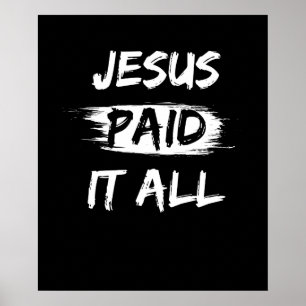 Affiche Jésus A Tout Payé