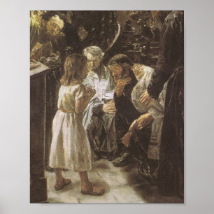 Affiche Jésus Âgé De Douze Ans Dans Le Temple 1879