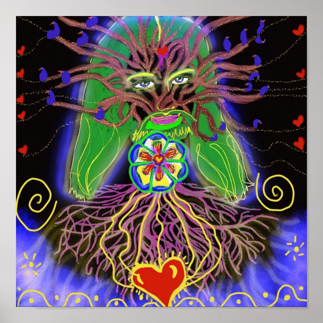 Affiche Jésus, arbre de vie (Devant)