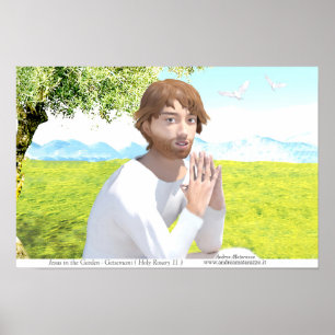 Affiche Jésus au Jardin (Getsemani)