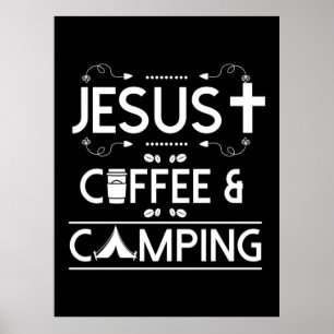 Affiche Jesus Café Et Camping