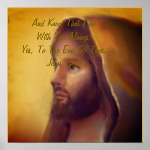 Affiche Jésus Christ