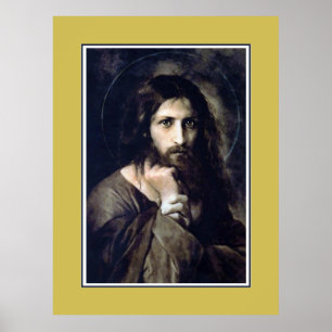Affiche Jésus Christ 1888 par Georg Karl Franz Cornicelius