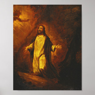 Affiche Jésus Christ à Gethsémani