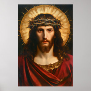 Affiche Jésus Christ   Art religieux chrétien