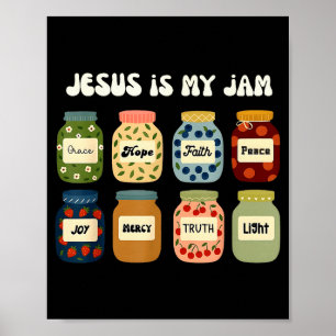 Affiche Jésus Christ est mon truc et je suis là pour le ré