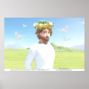 Affiche Jésus-Christ et la Couronne d'épines