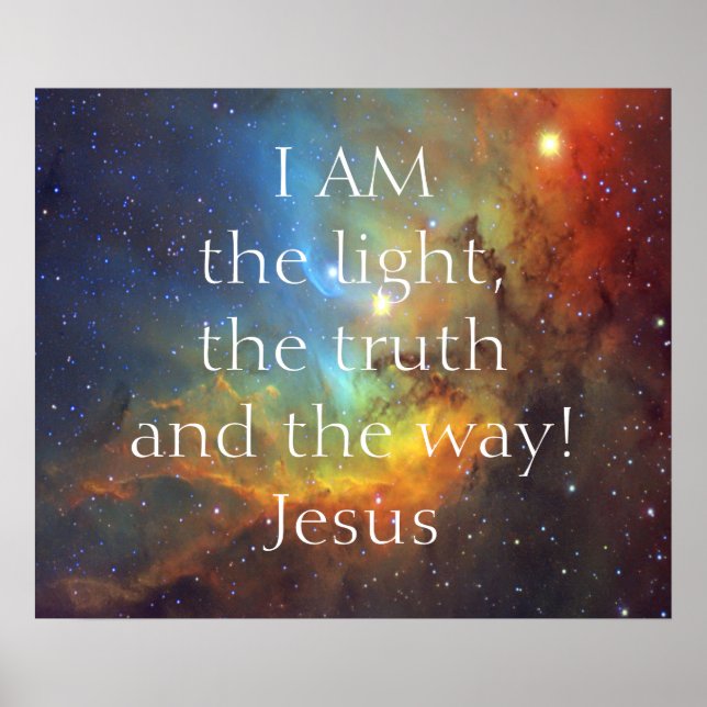 Affiche Jésus Christ Je suis (Devant)