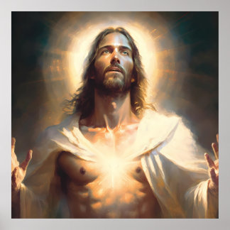 Affiche Jésus Christ - Lumière et vie