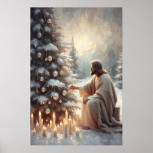 Affiche Jésus-Christ Noël Jésus Création artistique Art év