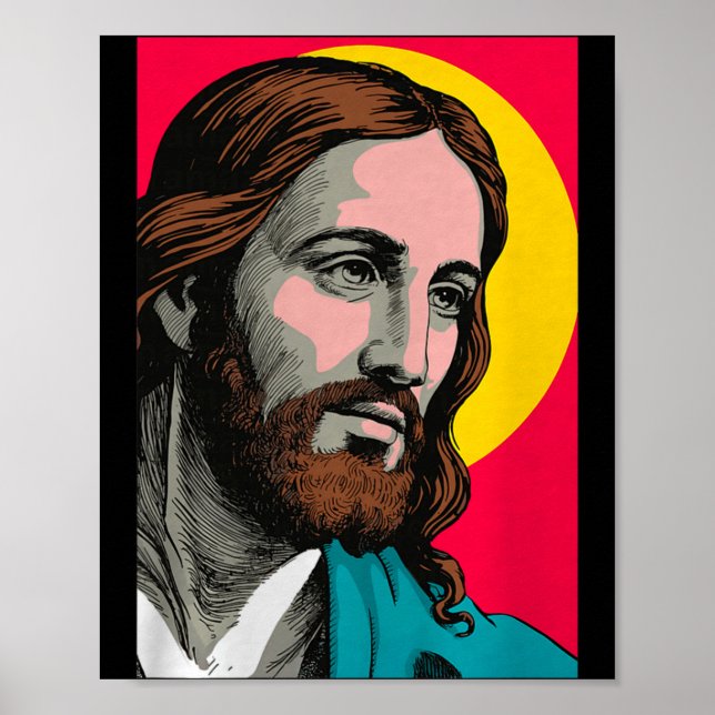 Affiche Jesus Christ P Art Religious Easter &amp; Christma (Devant)