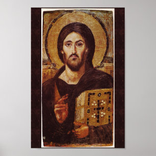 Affiche Jesus Christ Pantocrate Christian Icon Imprimer