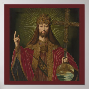 Affiche Jésus Christ Sauveur du monde Benson