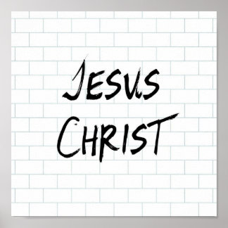 Affiche Jesus Christ The Wall