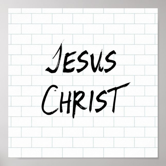 Affiche Jesus Christ The Wall (Devant)