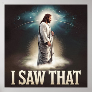 Affiche Jésus-Christ vous regarde, Jésus Je l'ai vu