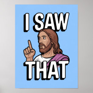 Affiche Jésus-Christ vous regarde, Jésus Je l'ai vu