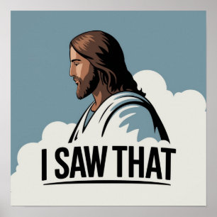 Affiche Jésus-Christ vous regarde, Jésus Je l'ai vu