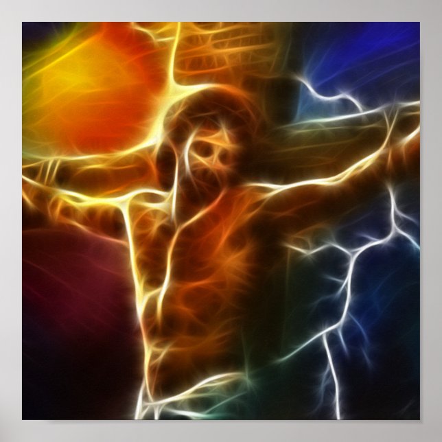 Affiche Jésus Crucifixion 2 (Devant)