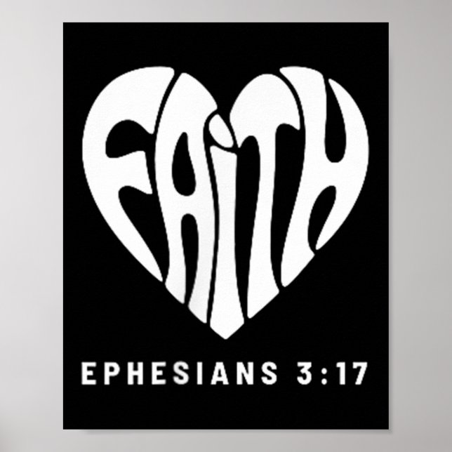 Affiche Jésus Dans Mon Coeur Subtile Religion Minimale Chr (Devant)