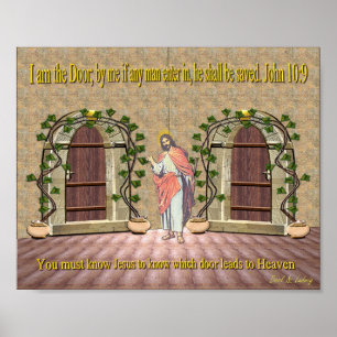 Affiche Jésus économise