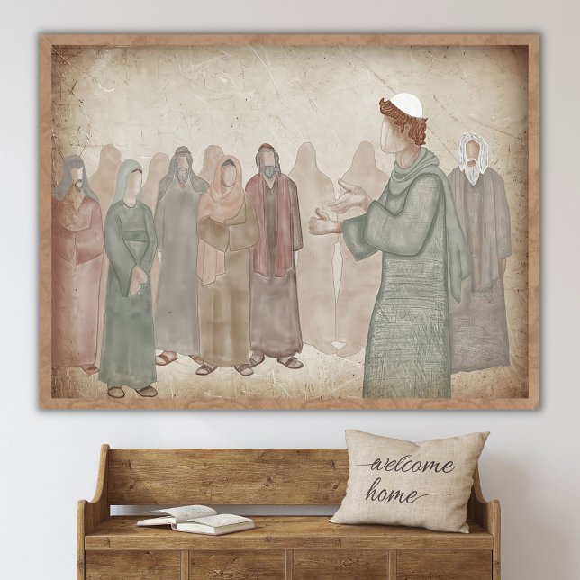 Affiche Jésus enfant au Temple_ Luc 2_41-52 _ Écriture (Créateur téléchargé)