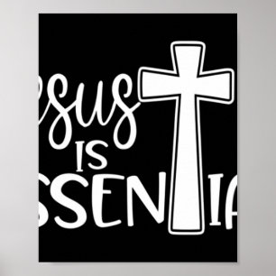 Affiche Jésus est indispensable Croix T-ChemiseParfait pou