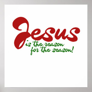 Affiche Jésus est la raison de la saison