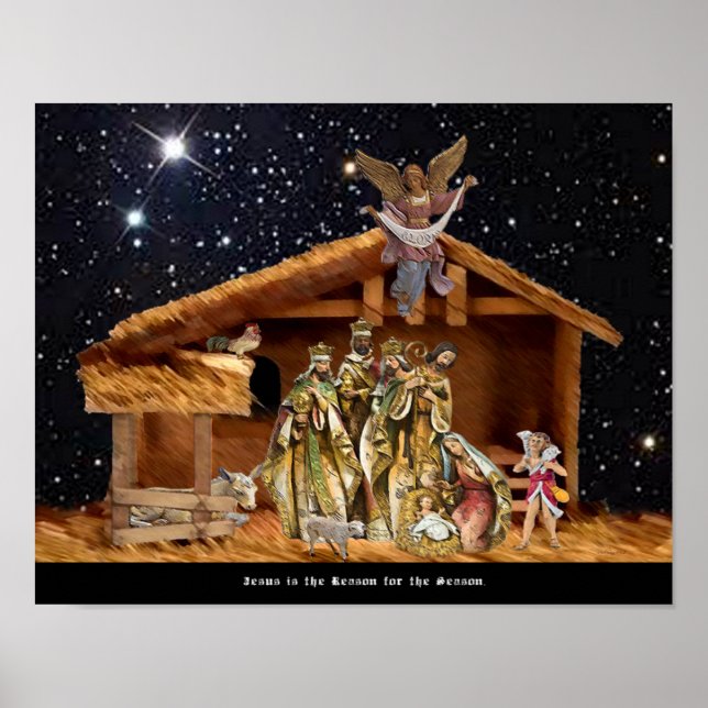 Affiche Jésus est la raison de la saison. (Devant)