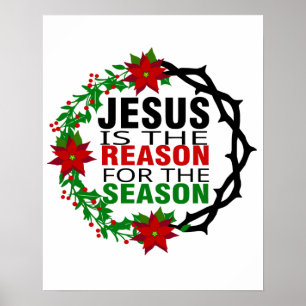 Affiche Jésus est la raison de la saison