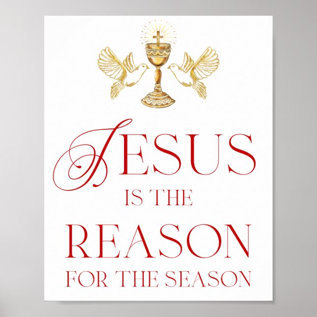 Affiche Jésus Est La Raison De La Saison (Devant)