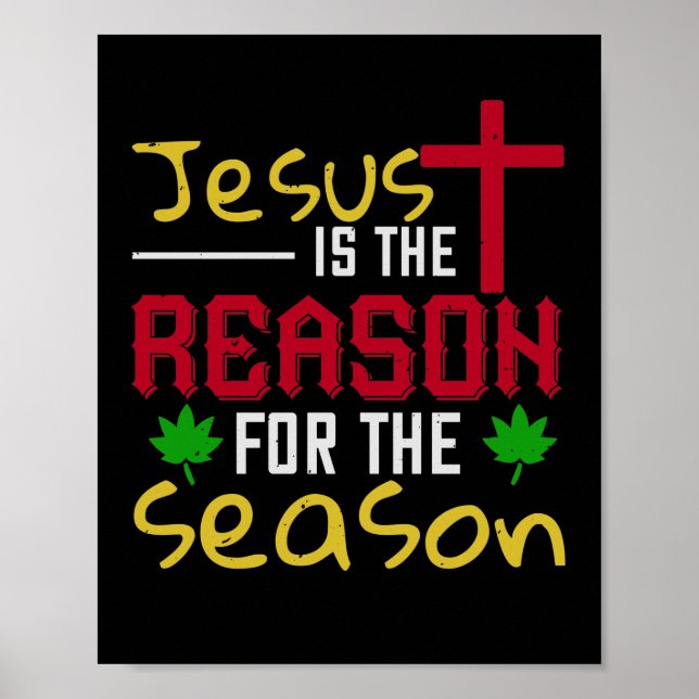 Affiche Jésus Est La Raison De La Saison (Devant)