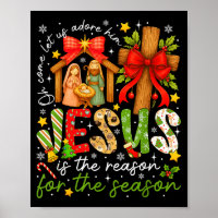 Jésus Est La Raison De La Saison Chrétien Noël