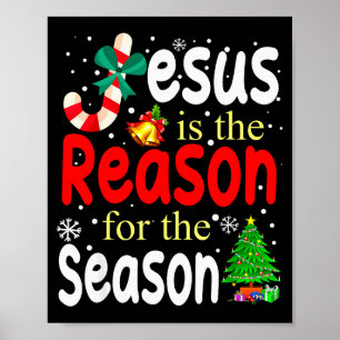 Affiche Jésus Est La Raison De La Saison Chrétienne Noël